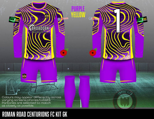 Roman Road Centurions FC - GK Kits (Broadoak)