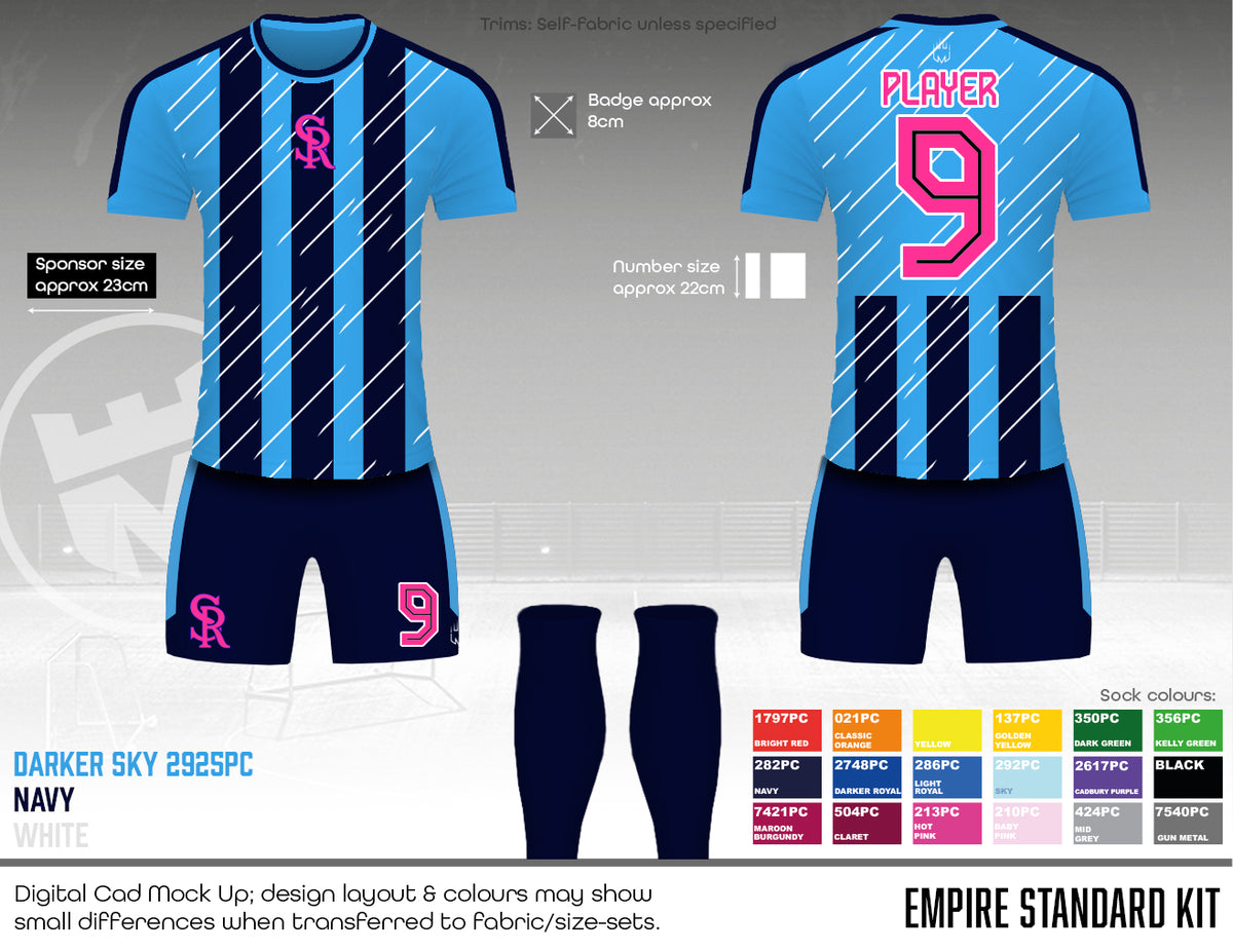 Sandfields Rangers FC -Outfield Kit - Fabric B