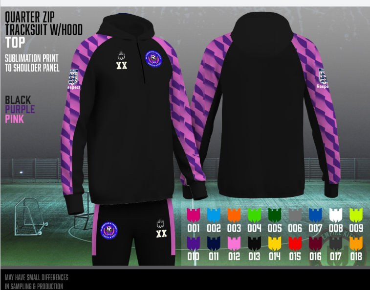 Blackfield & Langley Youth & Pan 1/4 Zip Tracksuit