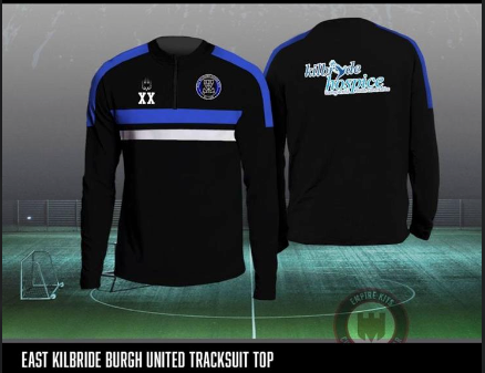 East Kilbride Burgh United 1/4 Zip top