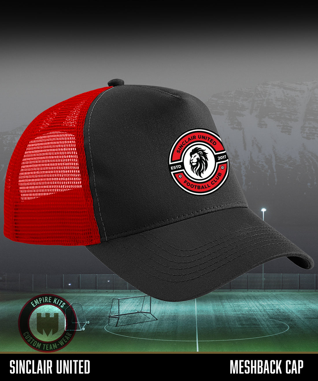 Sinclair United FC mesh back cap – empirekits