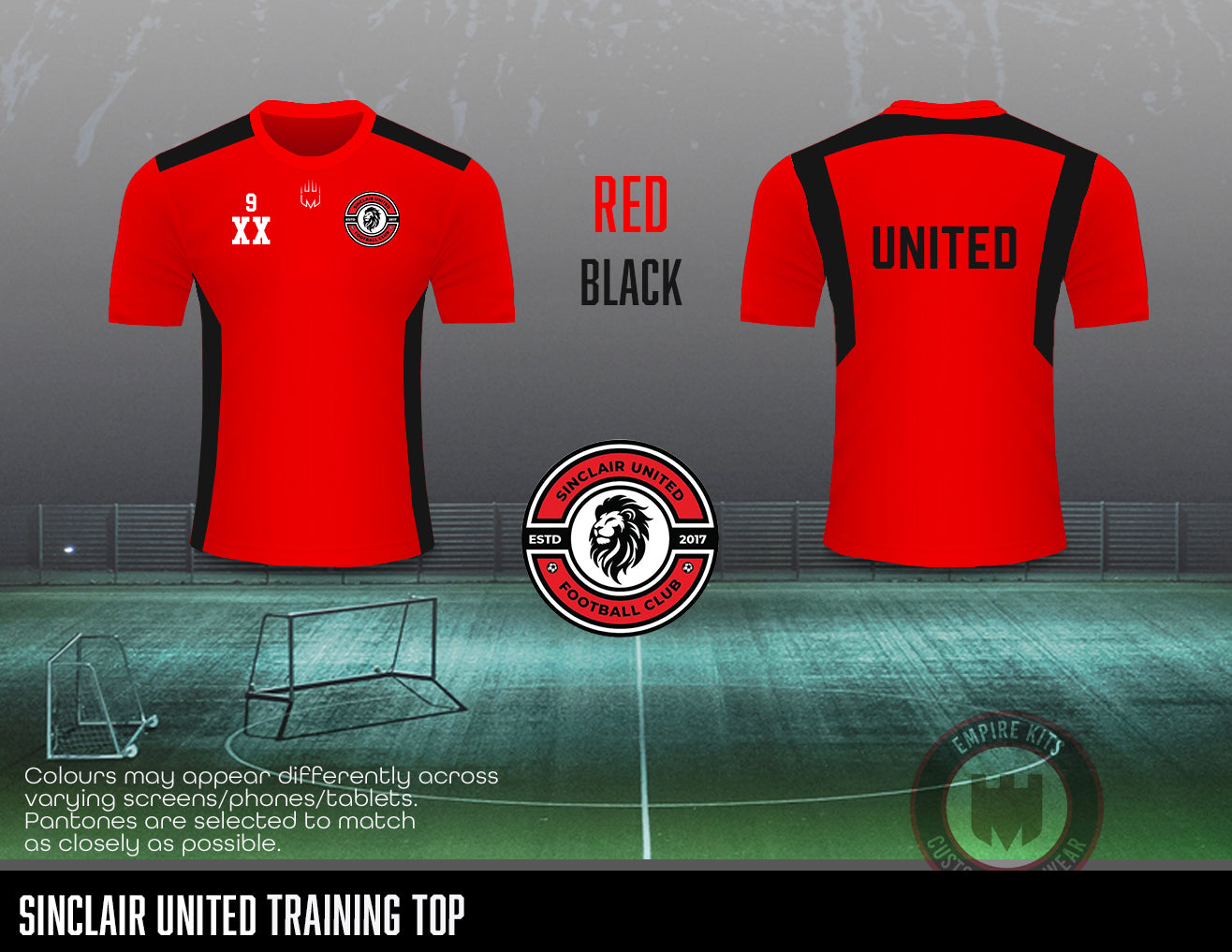 Sinclair United FC - Jersey (Fabric A) – empirekits