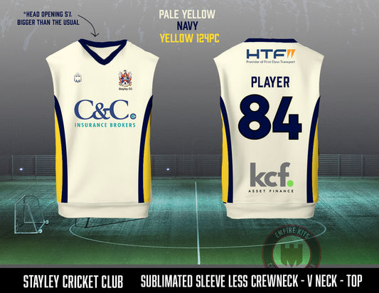 Stayley Cricket Club - Sleeveless V Neck Top