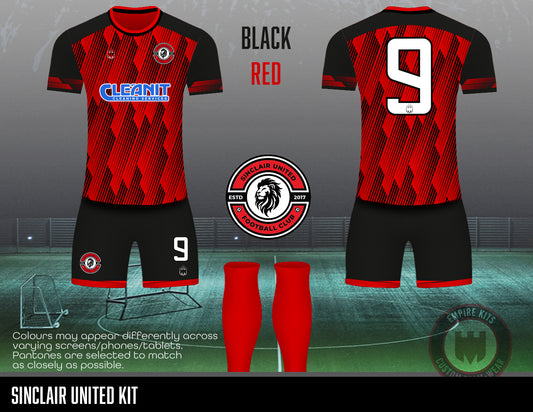 Sinclair United FC - Home Kit (U9 United -Red)
