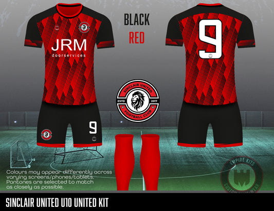Sinclair United FC - Home Kit (u10 United -red)