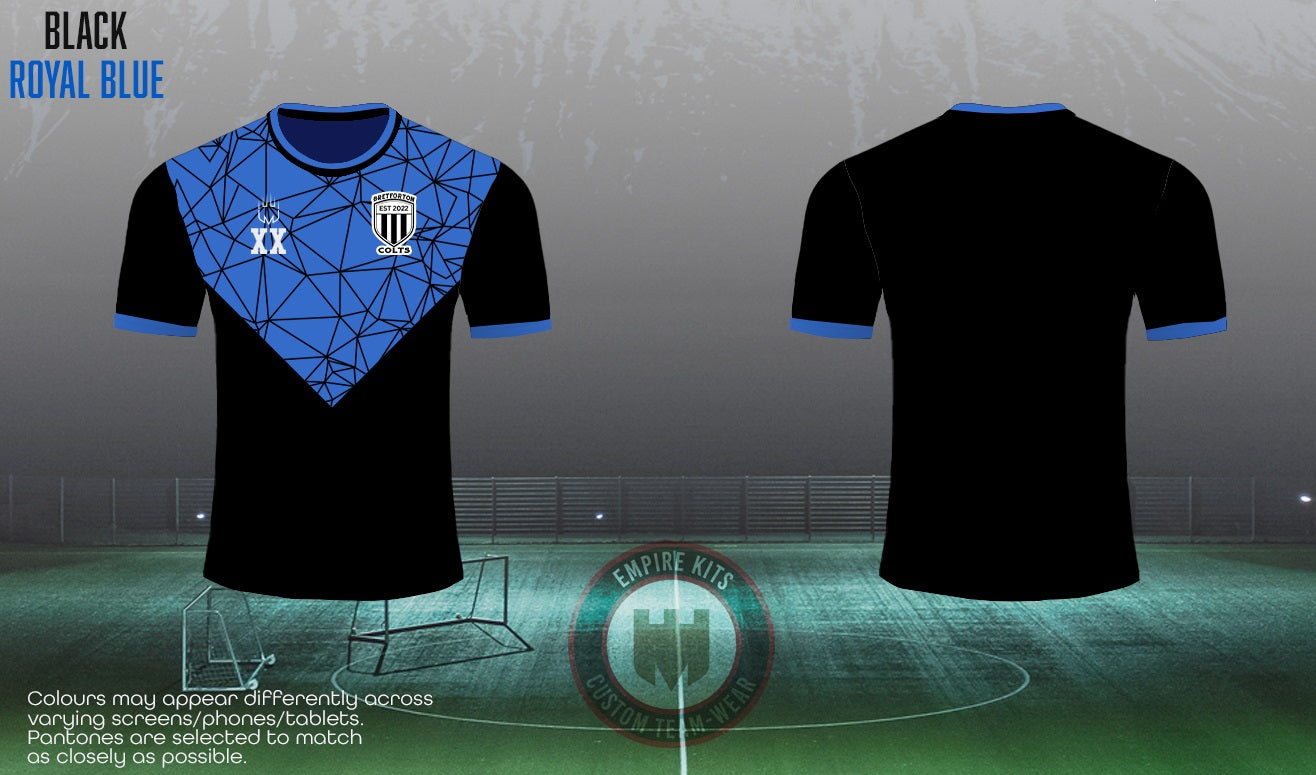 Bretforton Colts FC - Outfield Jersey (black royal blue)