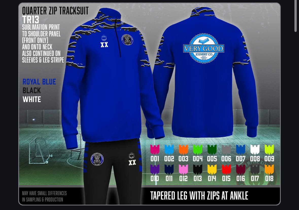 East Kilbride Burgh United 1/4 Tracksuit