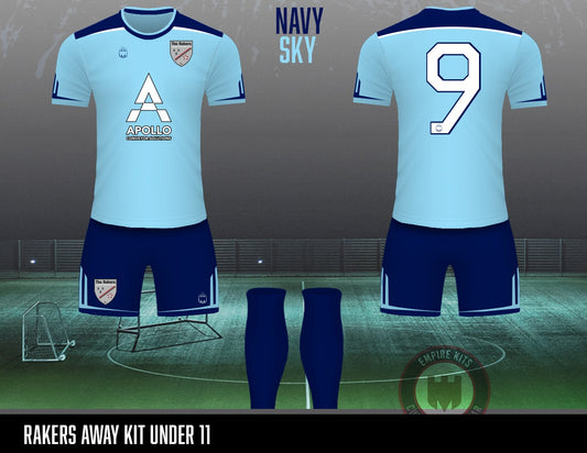 RAKERS KIT AWAY Outfield (Apollo)
