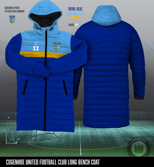 Cogenhoe United FC -  Long Bench Coat