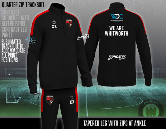 Whitworth FC -  Quarter Zip Tracksuit