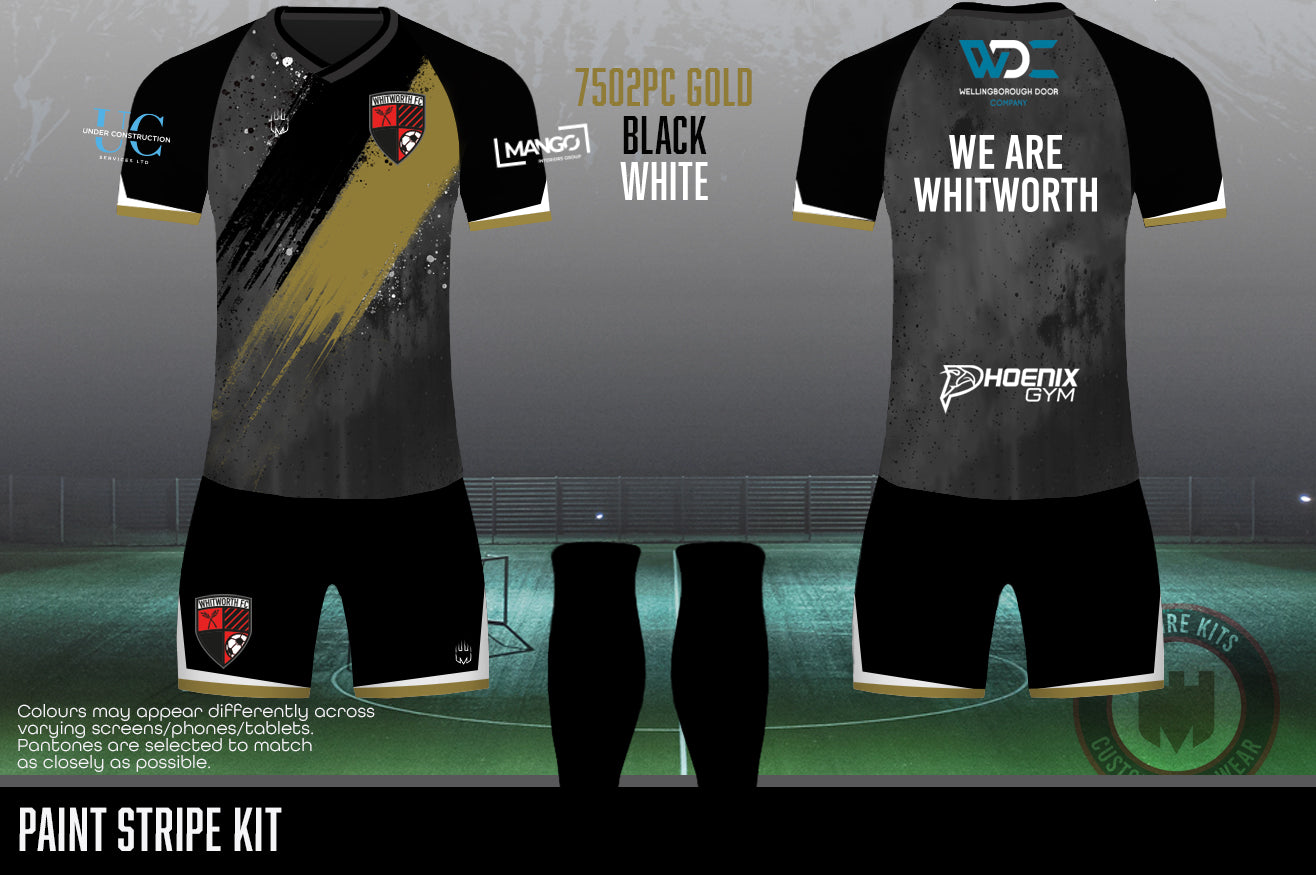Whitworth FC -  Home Kit (UG - gold black) - Fabric A