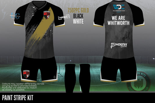Whitworth FC -  Home Kit (UG - gold black)