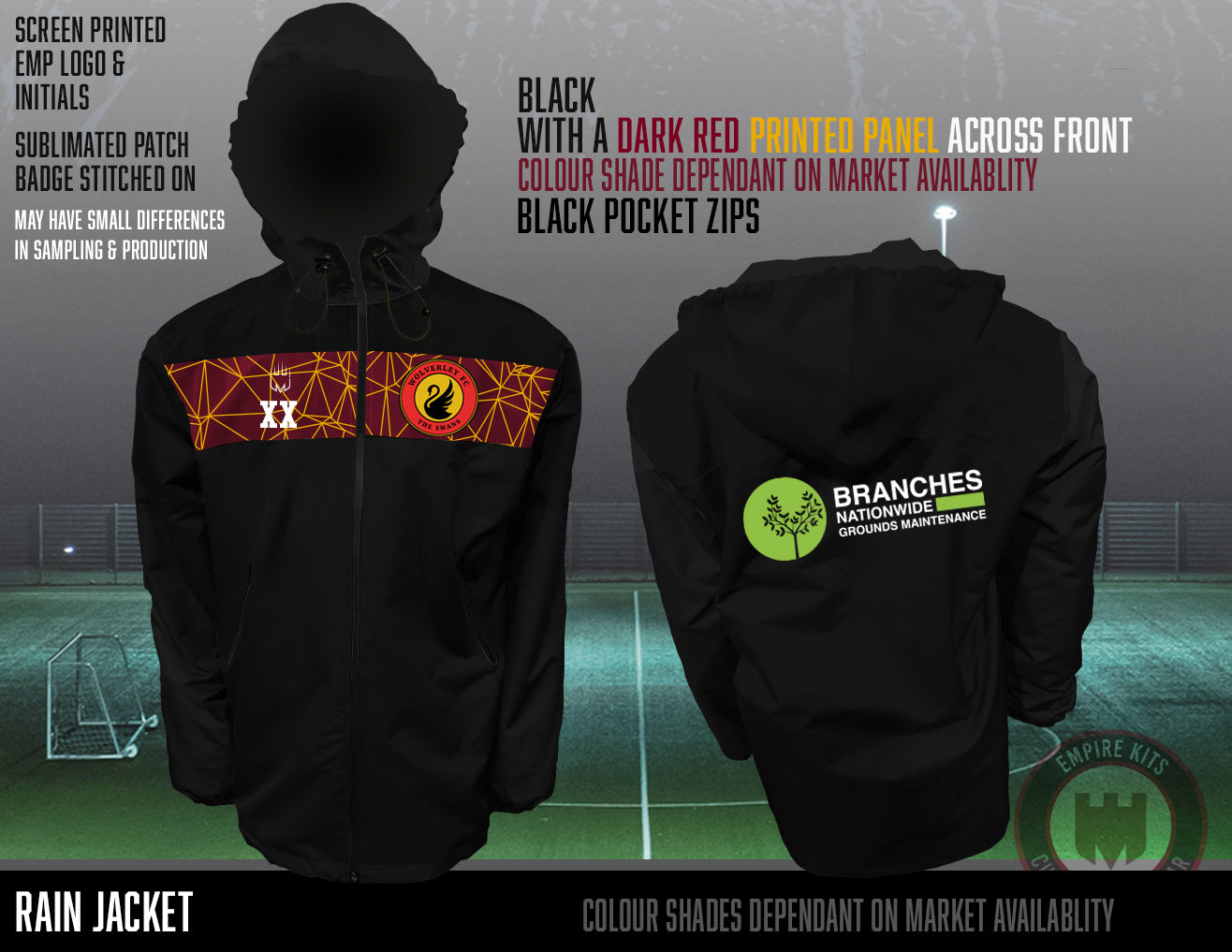 Wolverley FC - Rain Jacket – empirekits