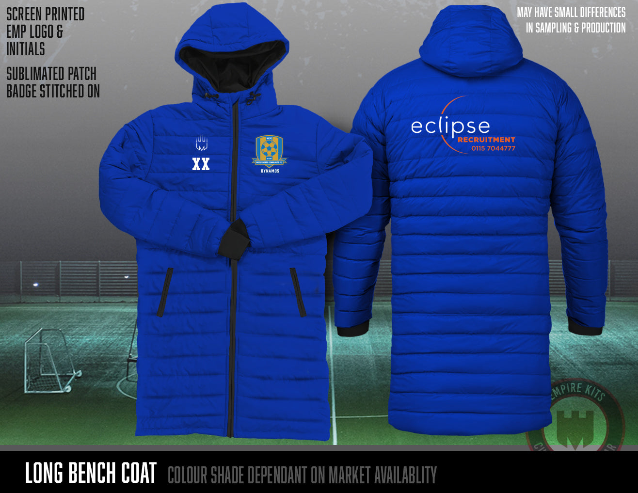 Woodthorpe Community FC -  Long Bench Coat