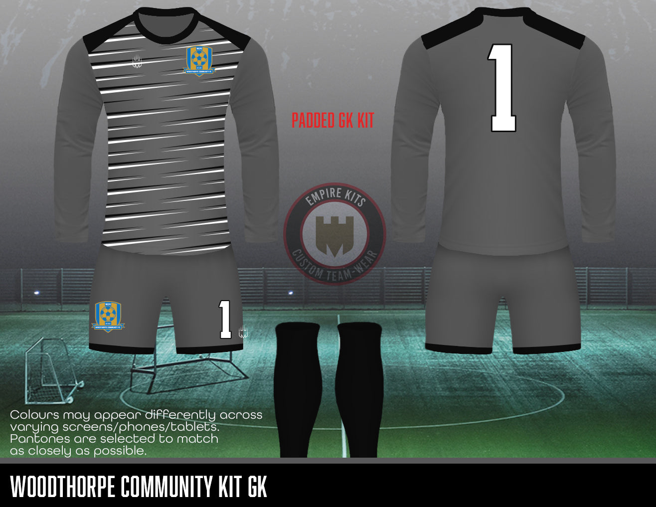 Woodthorpe Community  - REPLACEMENT GK KIT (GREY)