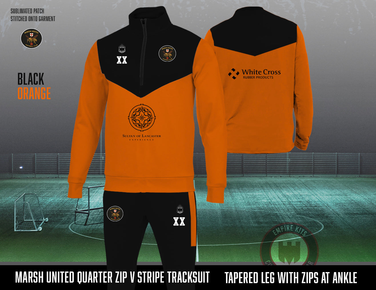 Marsh United Club shop - Quarter Zip Tracksuit
