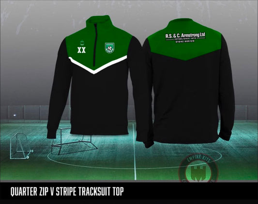 U11’s Hardwick FC 1/4 Zip top - Tracksuit top