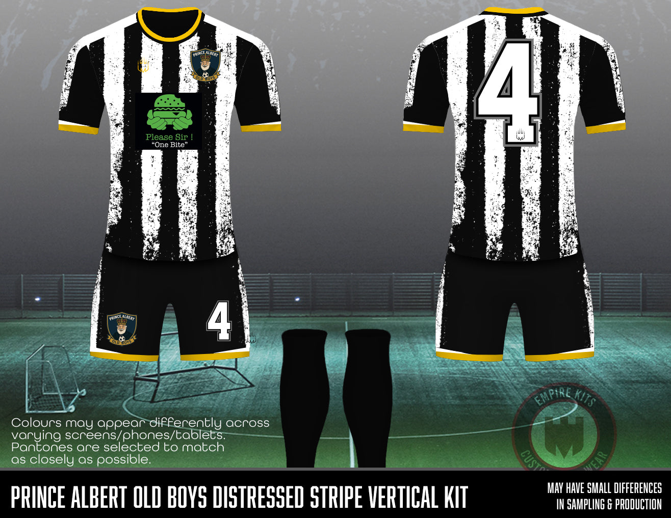 Prince Albert Old Boys outerfield kit