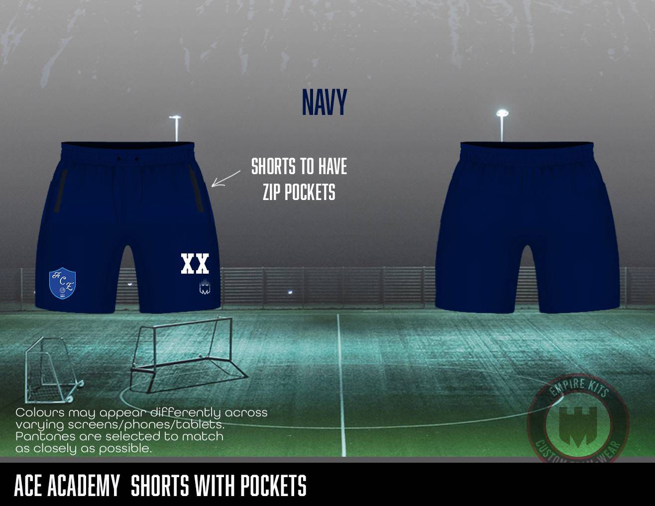 ACE Academy - Shorts (Fabric A with pockets)