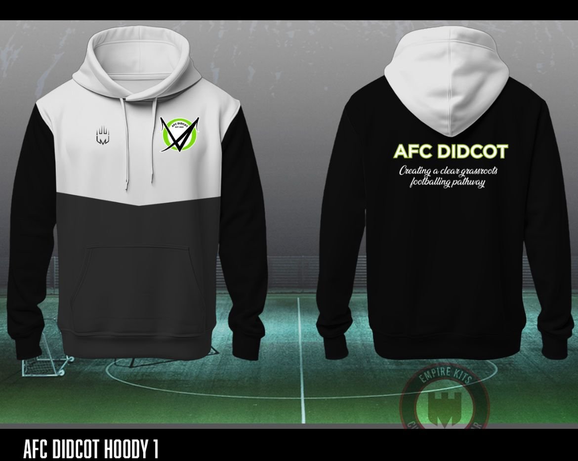 AFC Didcot Warm Up Hoody (White / Black)