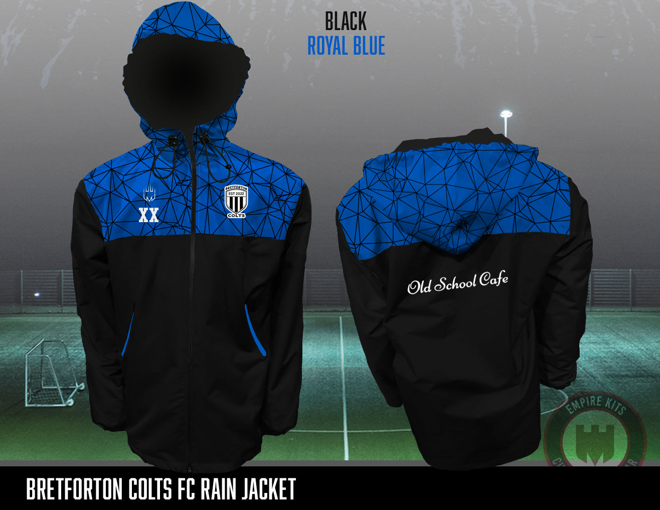 Bretforton Colts FC - Rain Jackets (Old School Cafe)