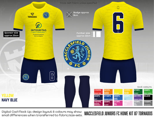 Macclesfield Juniors Fc Kit (Fabric A- Integritas)