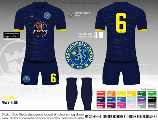 Macclesfield Juniors Fc Kit (Fabric A - Event)