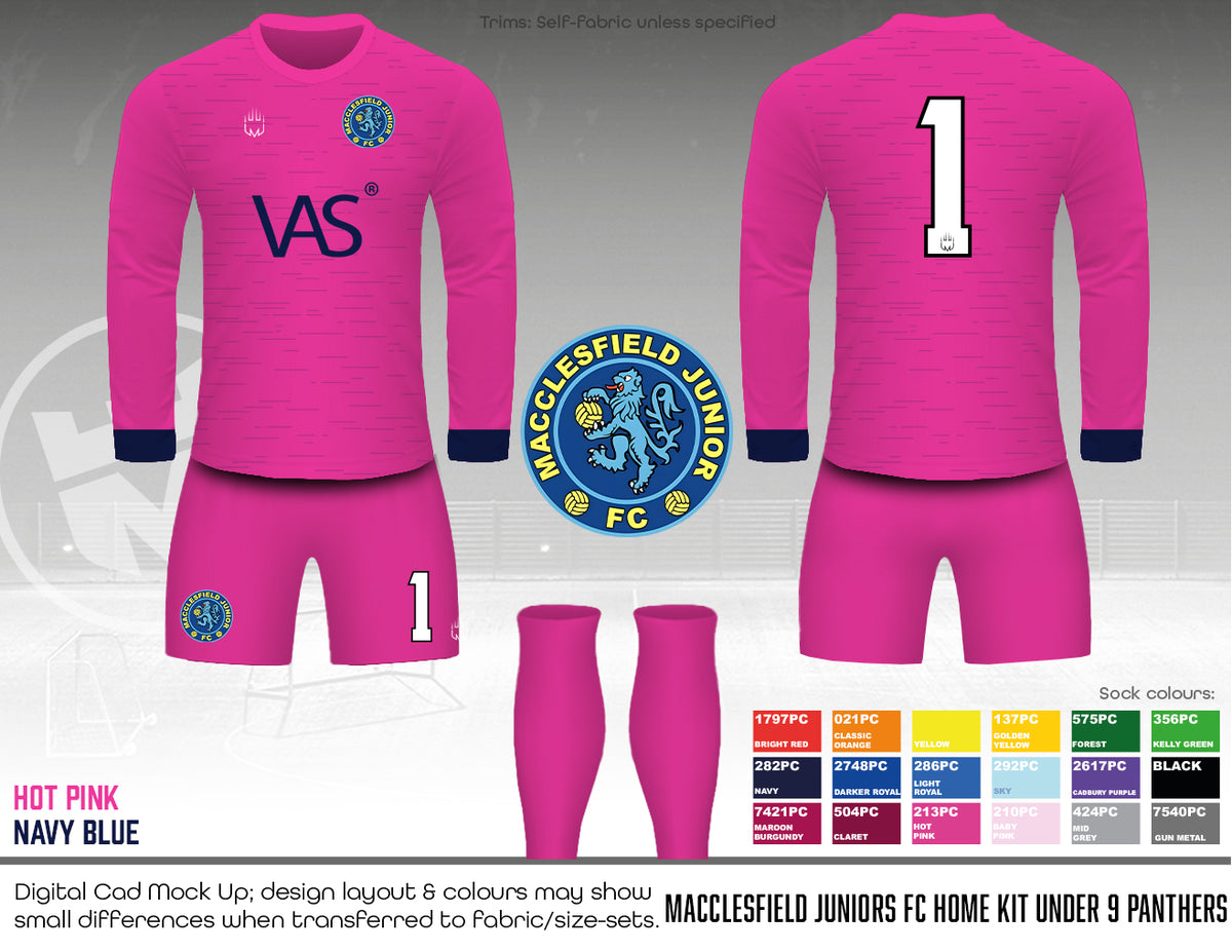 Macclesfield Juniors Fc Kit (Fabric A - VAS)