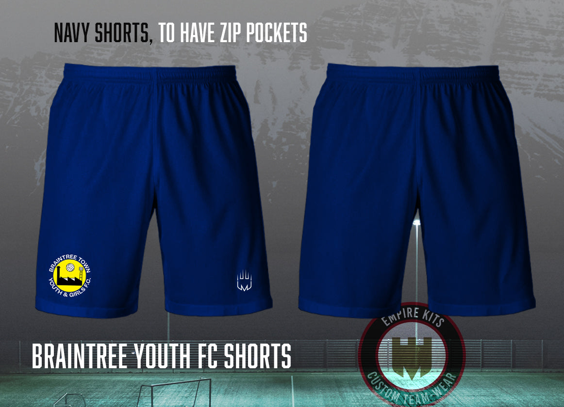 Braintree Youth FC - Shorts (Fabric A with pockets)