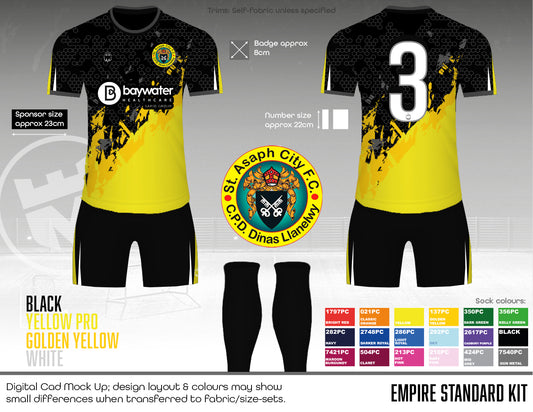 St Asaph City FC - Outfield Kit - Fabric B
