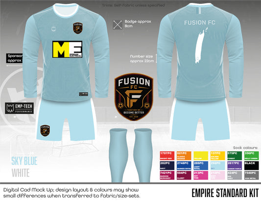 Fusion FC - GK Kit - Fabric A