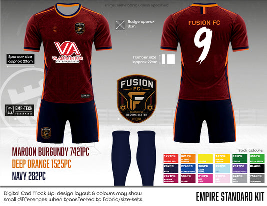 Fusion FC - Outfield Kit - Fabric A