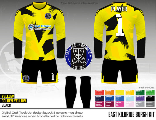 East Kilbride Burgh United - GK Kit - Fabric A