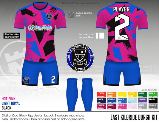 East Kilbride Burgh United - Kit - Fabric A