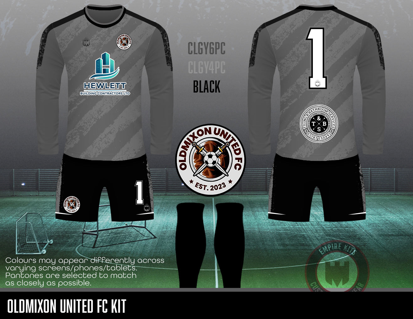 Oldmixon United FC Replacement GK kit - Fabric A
