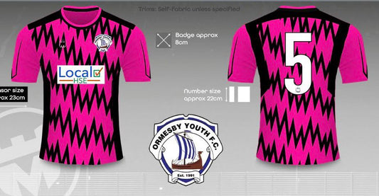 Ormesby Youth Under 11’s- Shirt (Fabric A)